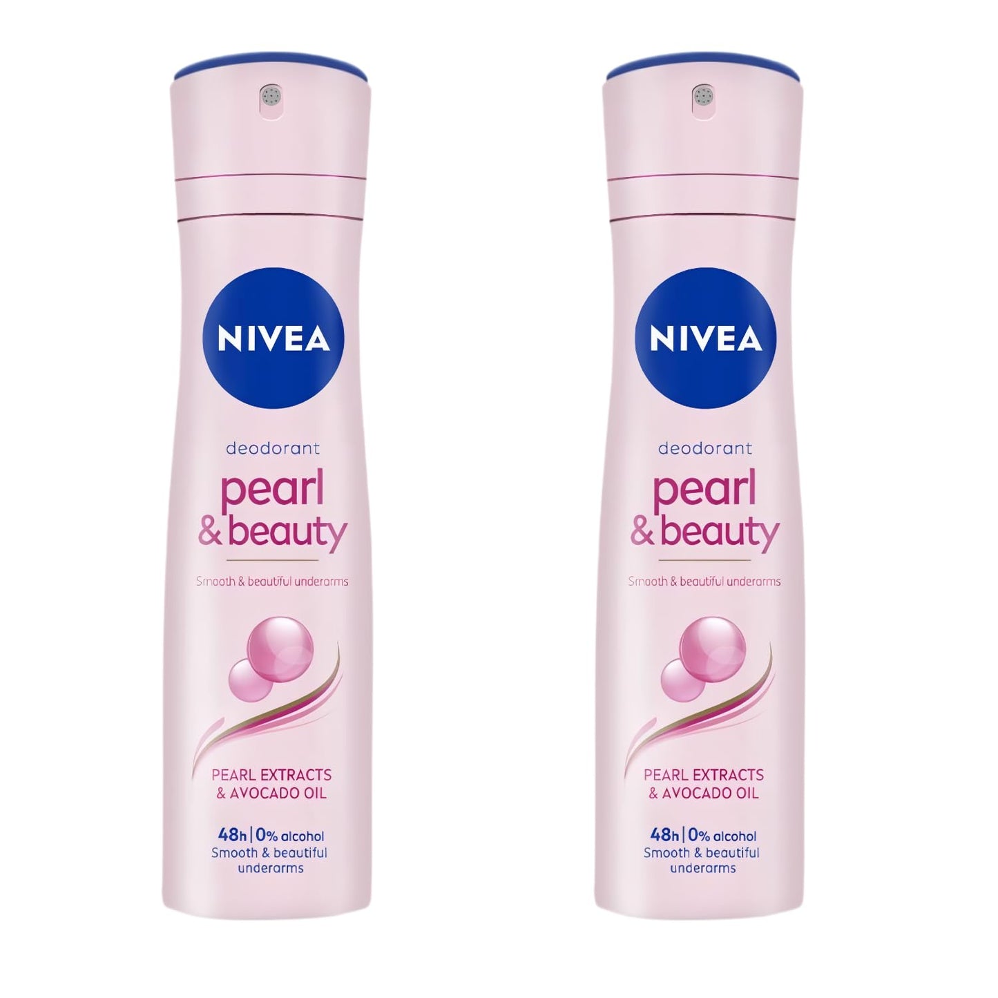 NIVEA Pearl & Beauty Antiperspirant Spray for Women, 0% Alcohol, Gentle Skin Care, Long-Lasting Freshness, Pearl Extract for Smooth Underarms Beauty and Personal Care NIVEA