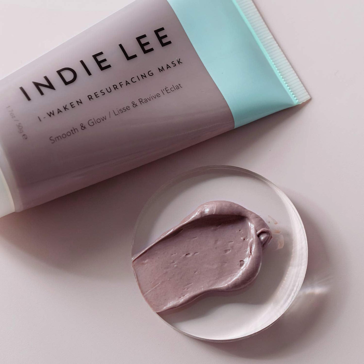 Indie Lee I-Waken Resurfacing Mask - Smoothing & Exfoliating Clay Mask with BHA, Vitamin C, and Kaolin & Bentonite Clays - 1.7oz / 50g Beauty & Personal Care Indie Lee
