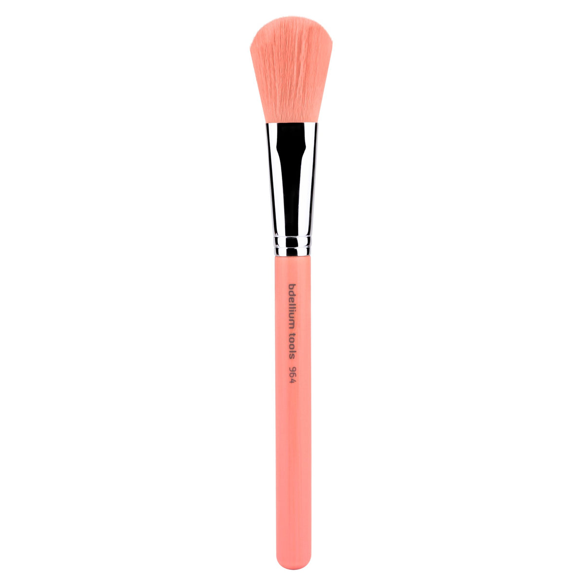 Bdellium Tools Professional Makeup Brush - Pink Bambu Series 964 All Purpose Blusher - With Soft Synthetic Fibers, For Precise Blush Application