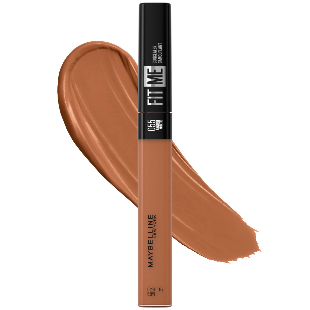 Maybelline New York Fit Me Liquid Concealer Makeup, Natural Coverage, Lightweight, Conceals, Covers Oil-Free, Hazelnut, 1 Count (Packaging May Vary) Beauty & Personal Care MAYBELLINE