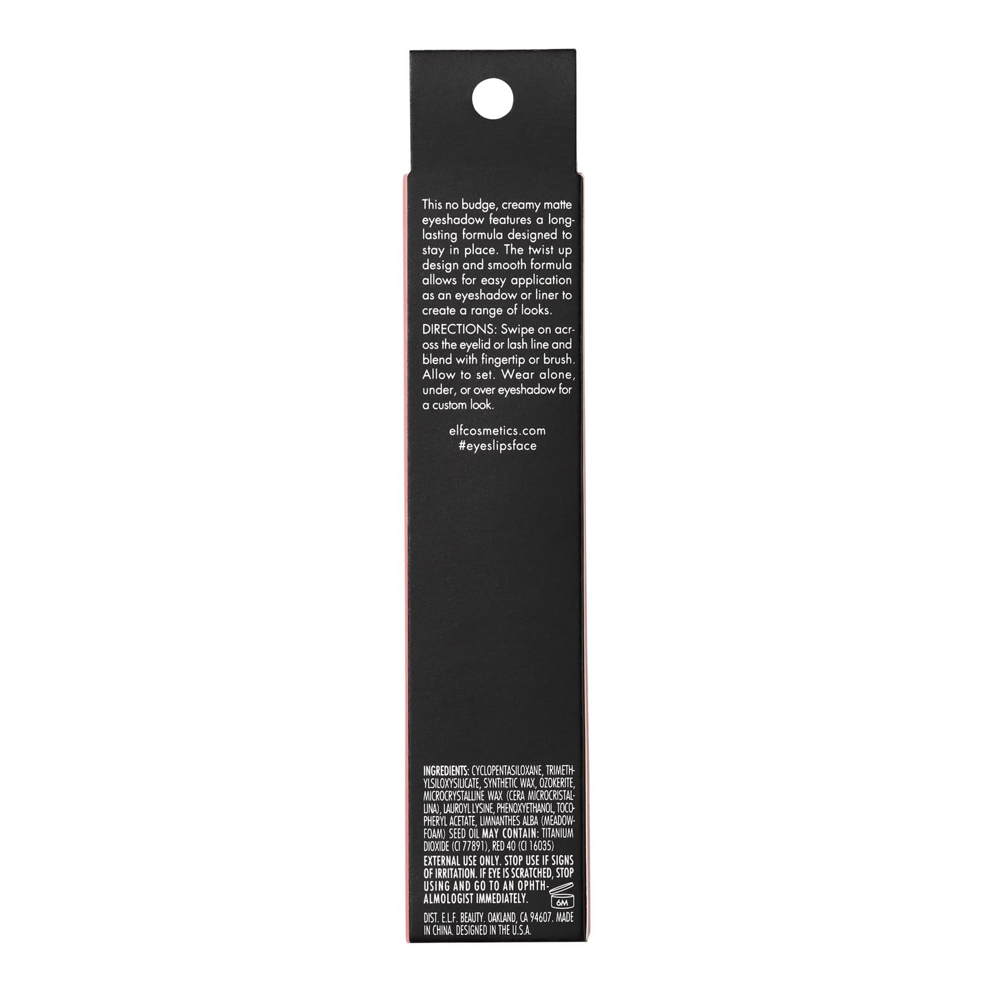 e.l.f. No Budge Matte Shadow Stick, One-Swipe Cream Eyeshadow Stick, Long-Wear & Crease Resistant, Matte Finish, Vegan , Bombshell Beauty & Personal Care e.l.f.