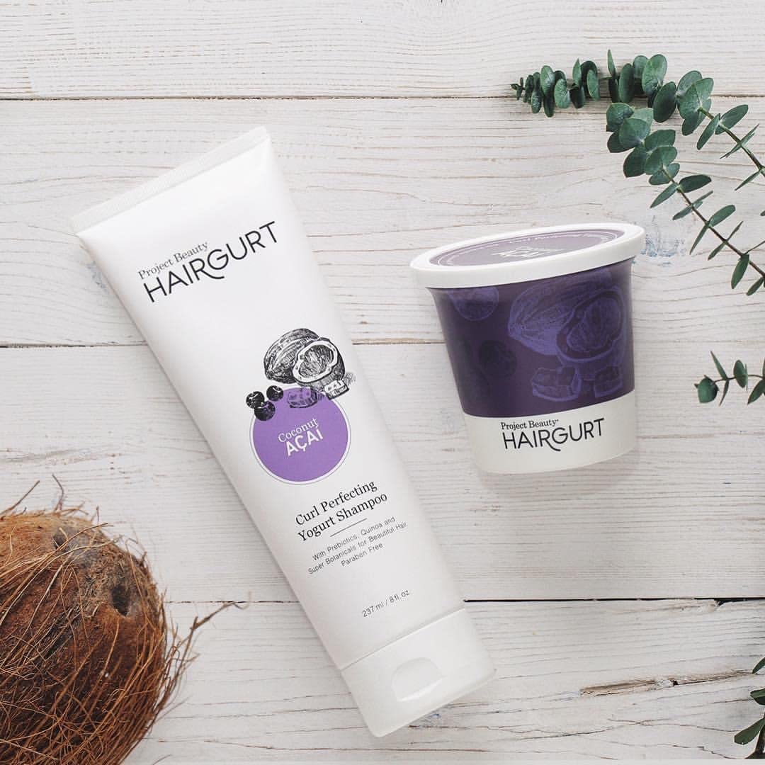 Hairgurt Coconut Acai Curl Perfecting Hair Set - Shampoo + Conditioner + Mask - Defines & Moisturizes Curly and Wavy Hair - Sulfate-Free, Natural Beauty & Personal Care Hairgurt