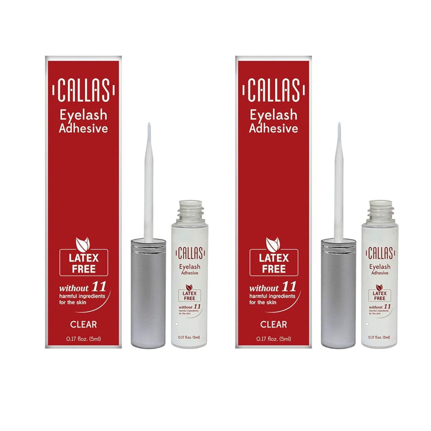 Eyelash Adhesive Clear (Latex Free) 2 sets Beauty & Personal Care Callas