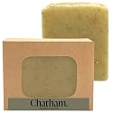 Lemongrass Oatmeal Moisturizing Soap Bar 5oz for Dry Skin, 100% Natural Ingredients, Shea Butter Free, and Lemongrass and Vanilla Essential Oils Beauty & Personal Care Chatham Natural Skin Care