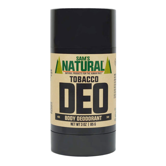 Sam’s Natural Deodorant - Tobacco - Holiday Gifts - Stocking Stuffers - Aluminum Free DEO - No phthalates, parabens, sulfates, or dyes - For Men Beauty and Personal Care Sam's Natural