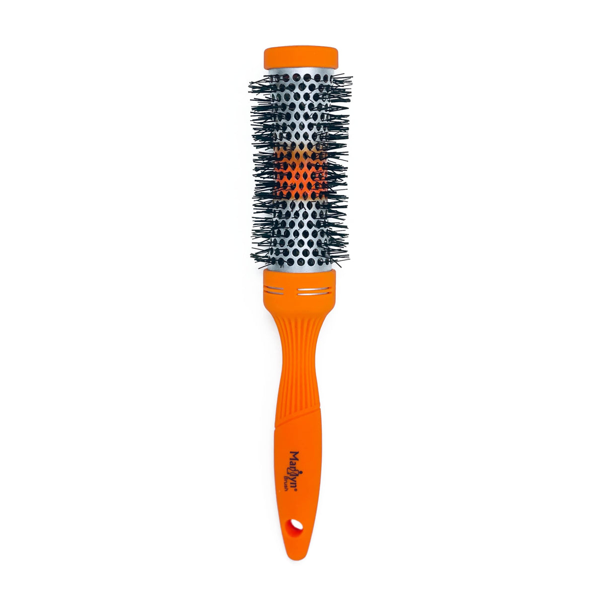 Marilyn Brush Hot Flash Ceramic Round Brush 2" | Anti-Static Nylon Bristles | Ceramic-Coated Aluminum Barrel for Faster Drying Time | Soft Touch