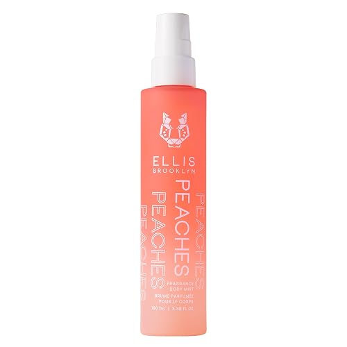 Ellis Brooklyn PEACHES Fragrance Mist - Fruity Floral Perfume Mist For Women with Sweet Peach, Rosebud, & Sandalwood, Vegan Perfume Made In The USA, Beauty & Personal Care Ellis Brooklyn