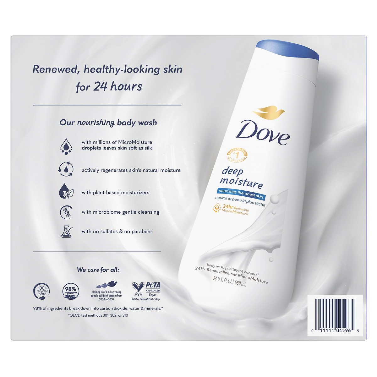 Dove Nourishing Body Wash, Deep Moisture, 23 Fluid Ounce (Pack of 3) Beauty & Personal Care Dove