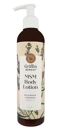Griffin Remedy Bulgarian Lavender Body Lotion with MSM -8oz Beauty & Personal Care Griffin Remedy