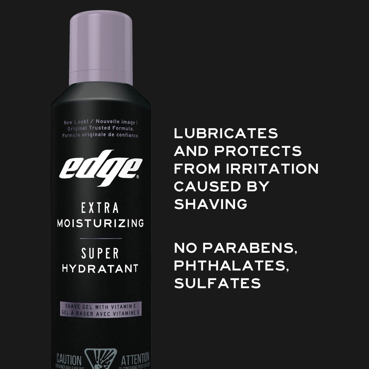 Edge Extra Moisturizing Shaving Gel, 198g Beauty and Personal Care Edge