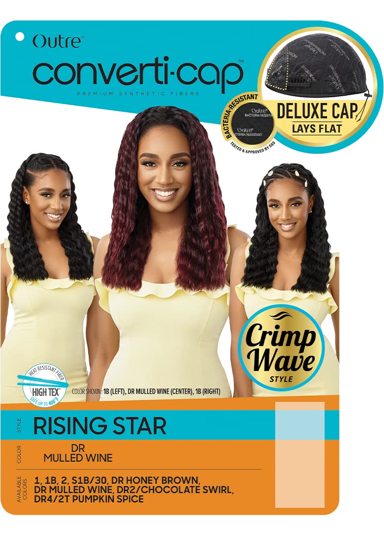 Outre Converti Cap Synthetic Wig - RISING STAR (DR4/2T PUMPKIN SPICE)