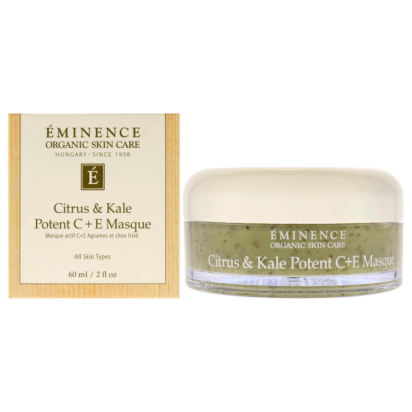 Eminence Organic Skincare Citrus & kale potent c + e masque 2oz, 2 Ounce Beauty & Personal Care Eminence