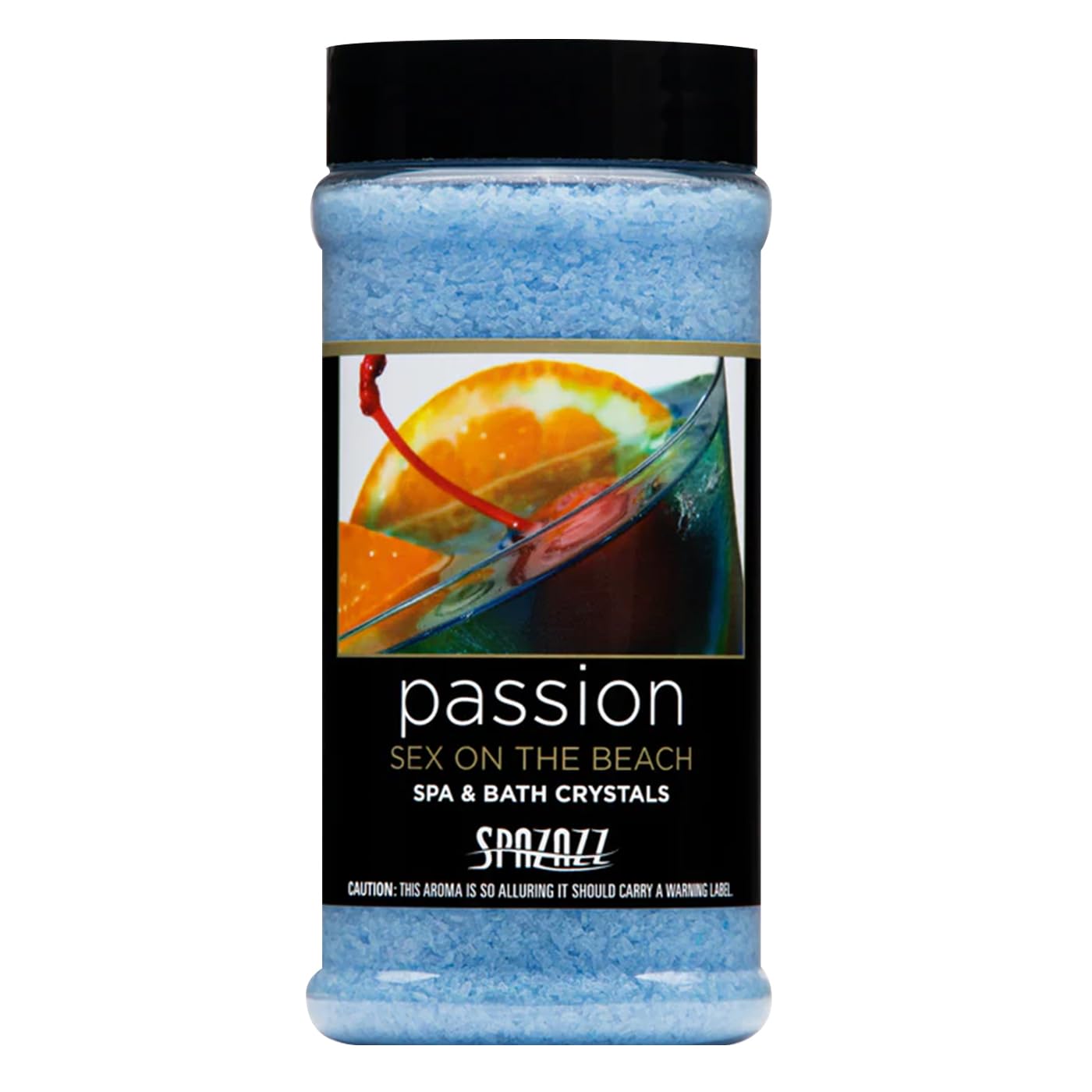 Spazazz Aromatherapy Spa & Hot Tub Bath Salt Crystals - 17 oz Set The Mood Sex On The Beach - Passion - Magnesium Sulfate Mineral & Epsom Salt Beauty and Personal Care Spazazz