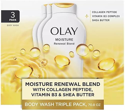 Olay Moisture Renewal Blend Body Wash, 23.6 Fluid Ounce (Pack of 3) Beauty & Personal Care Olay
