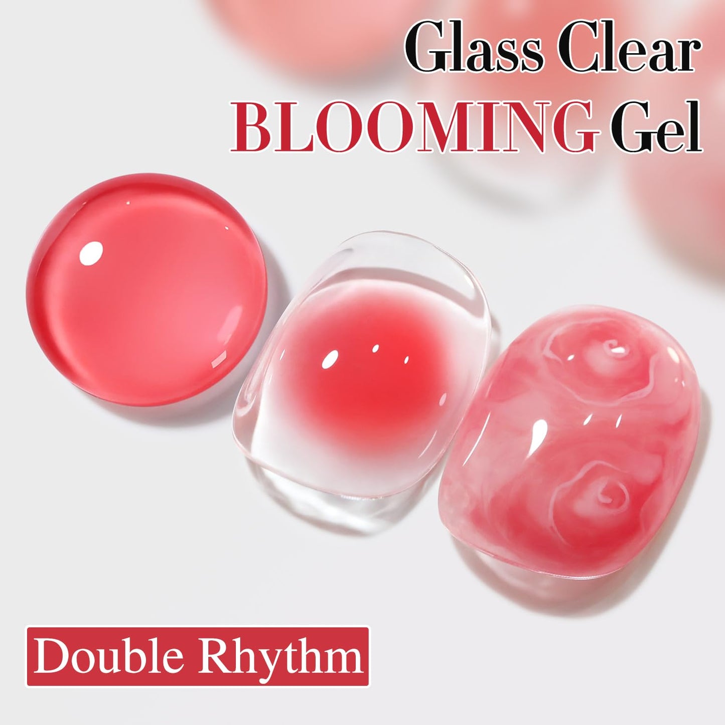 Double Rhythm 0.5 Oz Blooming Gel Nail Polish Clear Bloom Nail Art for Spreading Effect 15ML Manicure French Design Art DIY at Home (Clear) Beauty and Personal Care Double Rhythm