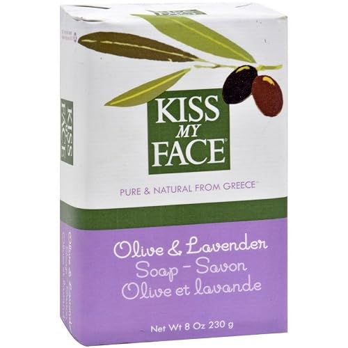 Kiss My Face Olive Oil & Lavender Bar Soap 8 oz Beauty & Personal Care Kiss My Face