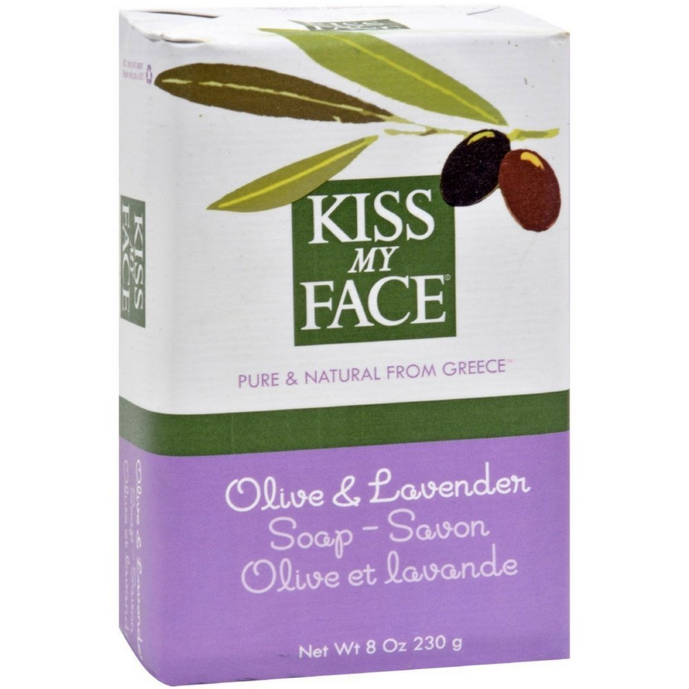Kiss My Face Olive Oil & Lavender Bar Soap 8 oz Beauty & Personal Care Kiss My Face