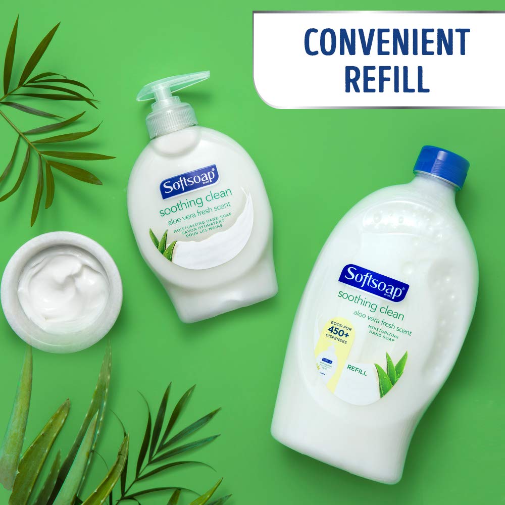 Softsoap Liquid Hand Soap Refill, Soothing Aloe Vera - 32 fluid ounce (packaging may vary) Beauty & Personal Care Softsoap