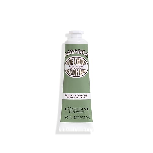 L'OCCITANE Almond Delicious Hand & Nail Cream: Soften hands & Cuticles with Irresistible Almond Scent, Moisturizing, Infused With Almond Oil, 24-hour Beauty & Personal Care L'OCCITANE