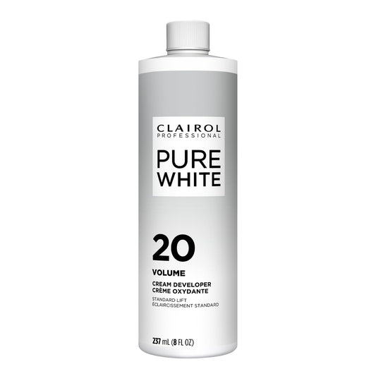 Clairol Professional Pure White 20 volume Crème Developer, 16 oz (Pack of 1) Beauty and Personal Care Clairol Professional Default Title