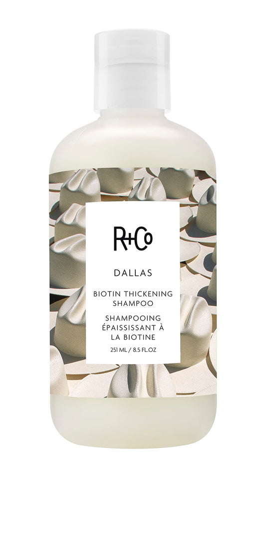 R+Co Dallas Thickening Shampoo | Biotin for Hair Growth, Thickening, + Strengthening | Vegan + Cruelty-Free | Beauty & Personal Care R+Co