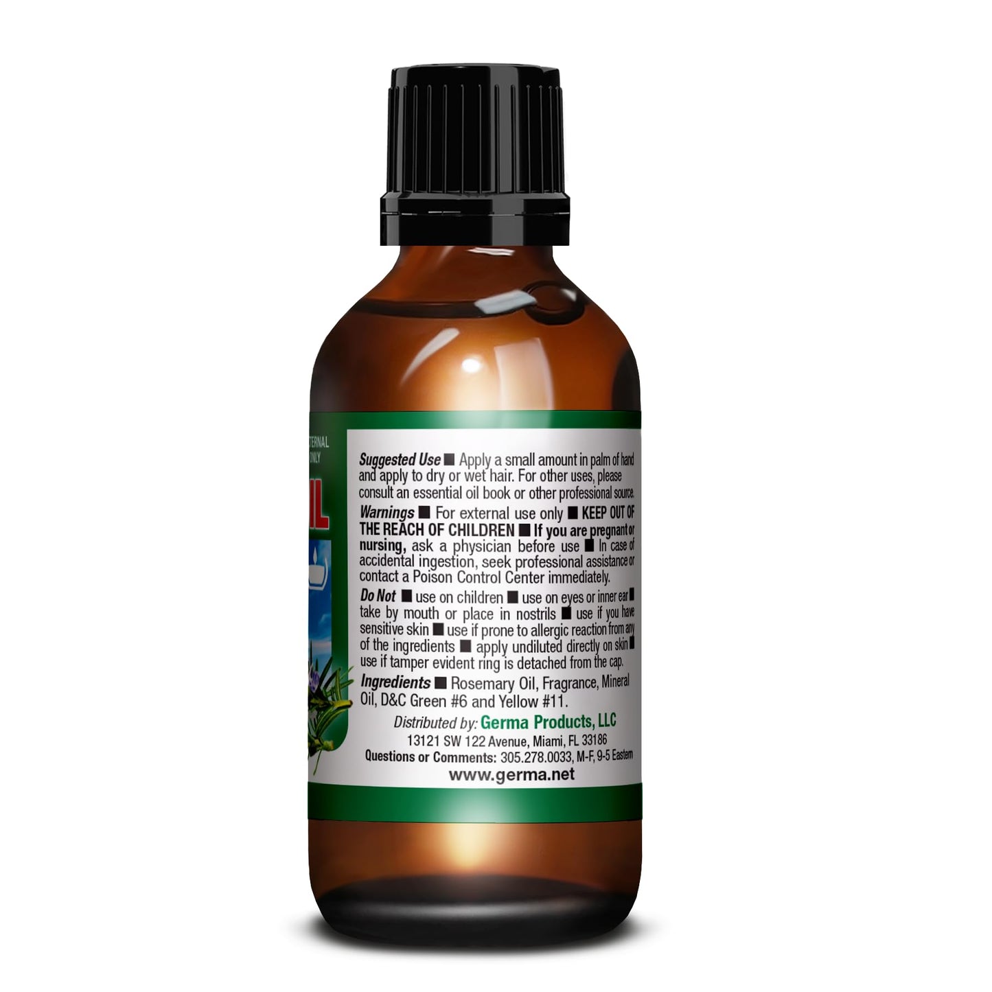 112-08 Germa® Rosemary Oil (Romero) - 2oz Beauty & Personal Care Germa