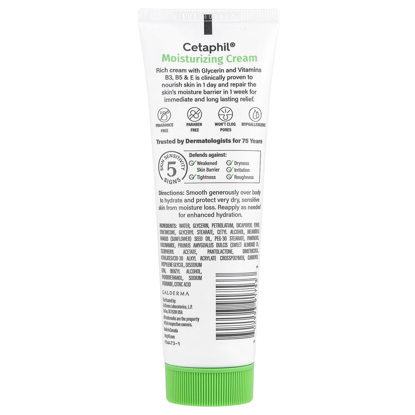Cetaphil, Moisturizing Cream, Fragrance Free, 3 oz (85 g) Beauty & Personal Care Cetaphil