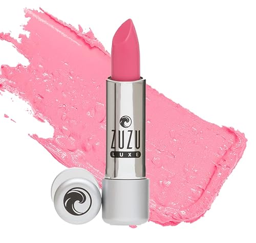 Zuzu Luxe Lip Color Lipstick (Dollhouse Pink - Bubblegum Pink/Cool Crème), Natural Hydrating Lipstick, Paraben Free, Vegan, Gluten-free, Cruelty-free Beauty & Personal Care Zuzu Luxe