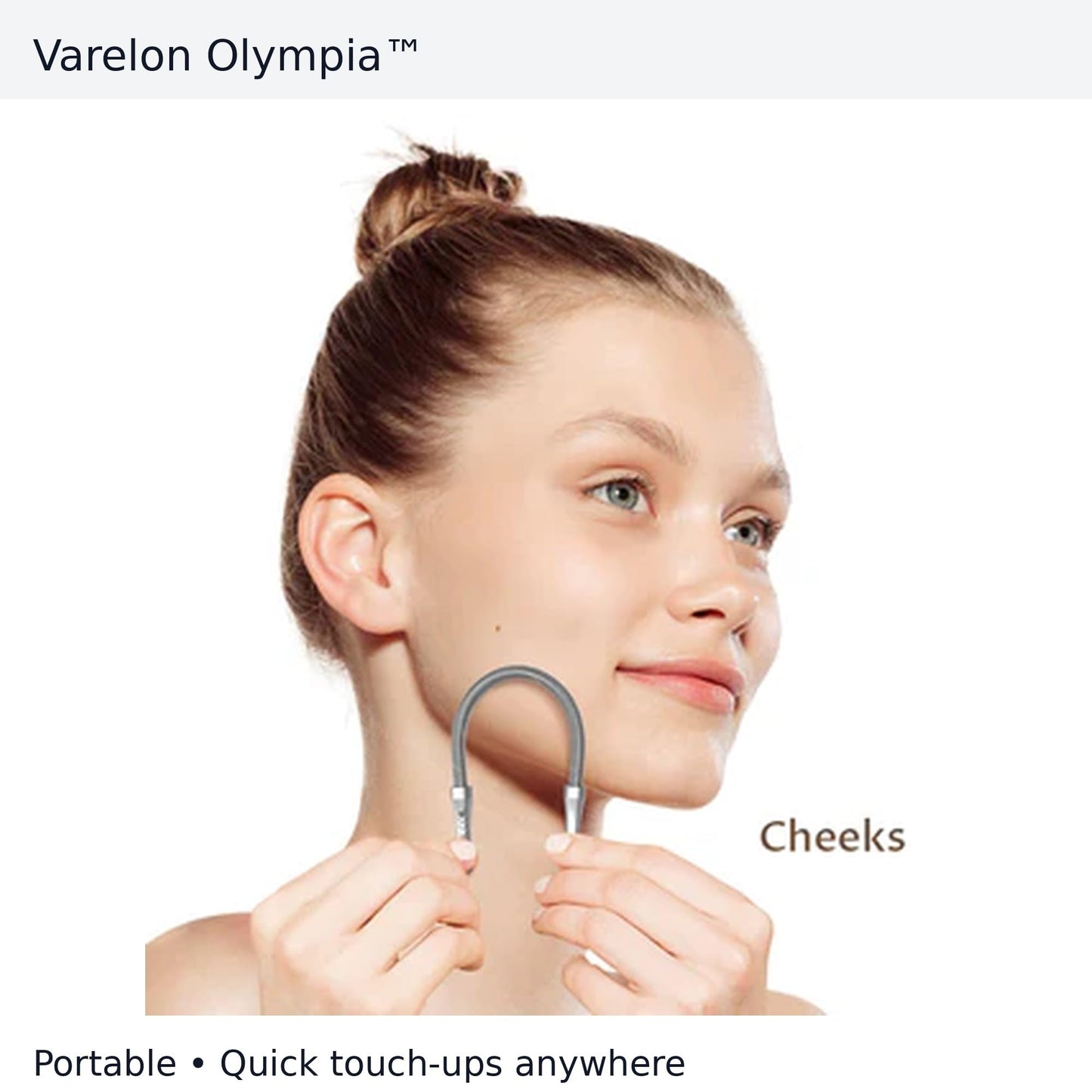 Spring Facial Hair Remover - Coil Epilator 100% Stainless Steel Spring Removes Hair from Upper Lip, Chin & Cheeks - Reusable and Easy to Sanitize. Beauty and Personal Care VARELON OLYMPIA