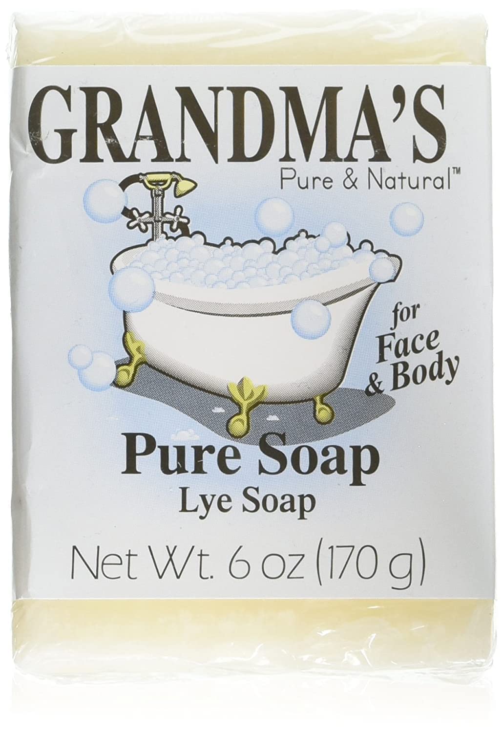 Remwood 60018 Grandma's Lye Soap 6 Oz Beauty & Personal Care GRANDMA'S PURE & NATURAL