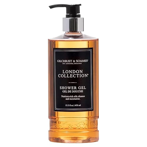 Gilchrist & Soames London Shower Gel & Body Wash - Hydrating Cleanser with Red Tea, Soy, & Grape Seed Oil - Sulfate, Paraben, & Cruelty Free Cleanse Beauty & Personal Care Gilchrist & Soames
