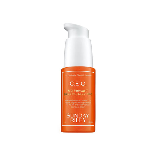 Sunday Riley C.E.O. 15% Vitamin C Brightening Serum, Orange, 1.0 Fl oz(pack of 1) Beauty and Personal Care Sunday Riley Default Title