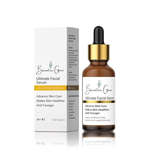 Bariatric Guru Ultimate Facial Serum - Advanced Anti-Aging, Brightening & Hydrating Face Serum with Retinaldehyde, Bakuchiol, Tranexamic Acid Beauty & Personal Care Bariatric Guru