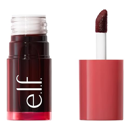 e.l.f. Sheer For It Blush Tint, Multi-Use, Long-Lasting Lip & Cheek Makeup, Creates A Natural Flush Finish, Vegan & Cruelty-Free, Cherry Cola Beauty & Personal Care e.l.f.