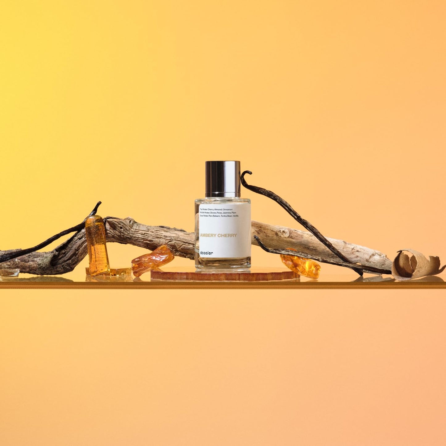 Dossier - Eau de Parfum - Ambery Cherry - Inspired by T.Ford Lost Cherry - Perfume Luxury - Pure Infused - Paraben Free - Vegan - For Women Men Unisex Beauty & Personal Care Dossier