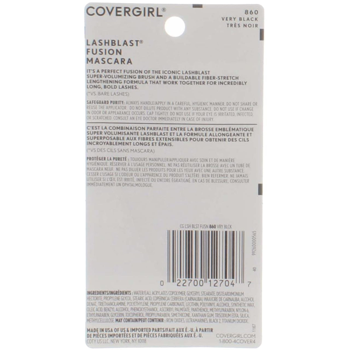 COVERGIRL #860 L/BLST VERY BLK