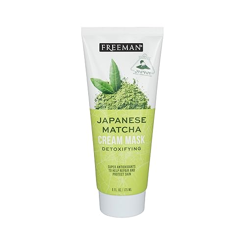 Freeman Exotic Blends Detoxifying Japanese Matcha Cream Facial Mask, 6 fl.oz./ 175 mL Tube Beauty & Personal Care Freeman