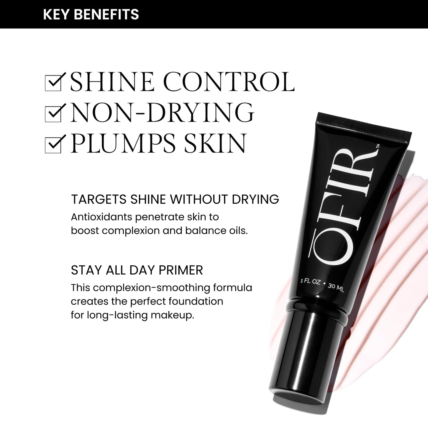 Ofir Skin Prep Matte Primer For Face Before Makeup | Pore-Minimizing Primer Face Makeup | Vegan, Lightweight, Non-Creasing and Hydrating Barrier that Beauty & Personal Care OFIR