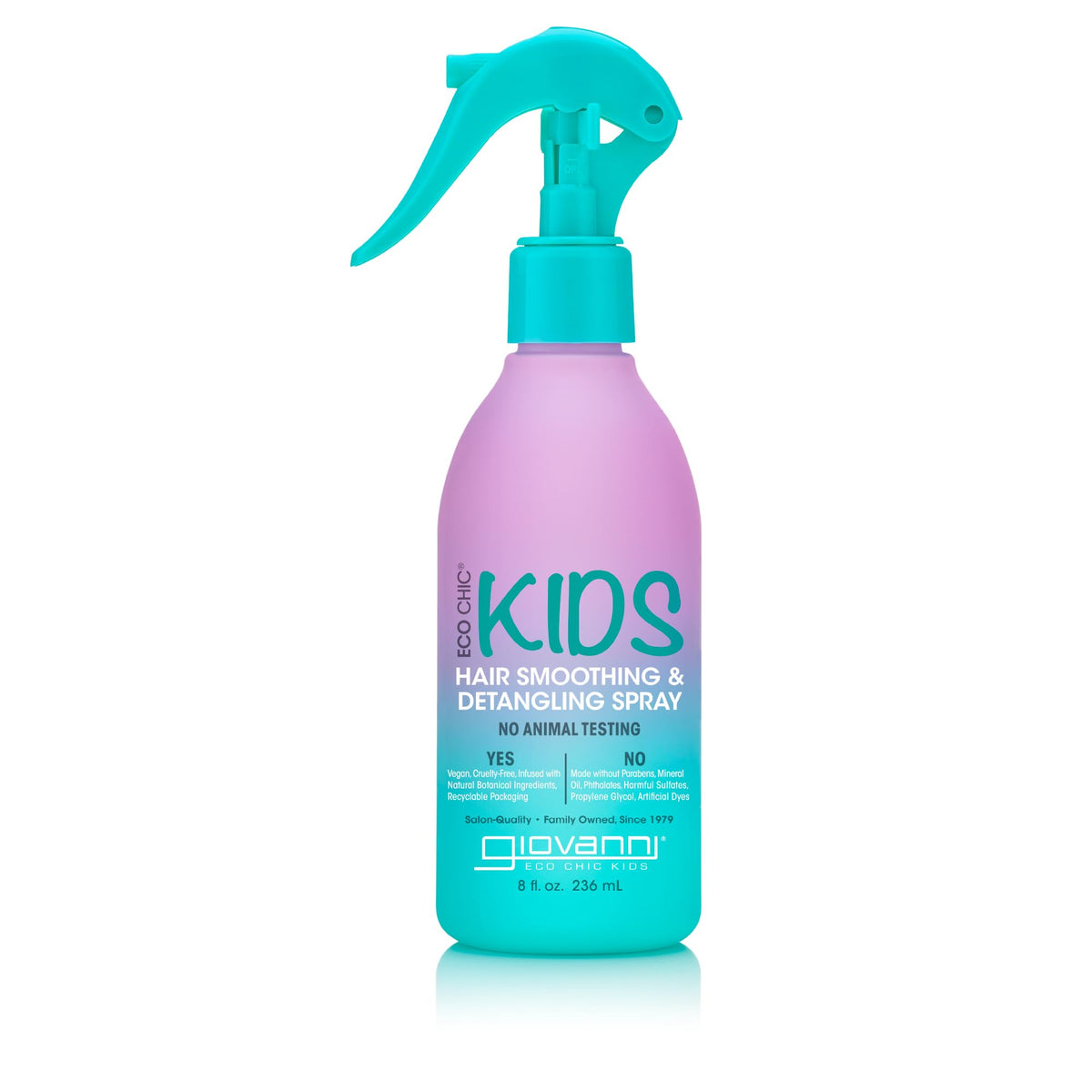 Eco Chic KIDs Hair Smoothing & Detangling - Kids Detangler for Tangles & Knots, Salon-Quality, Natural Botanical Ingredients, Vegan, Gentle on Hair -