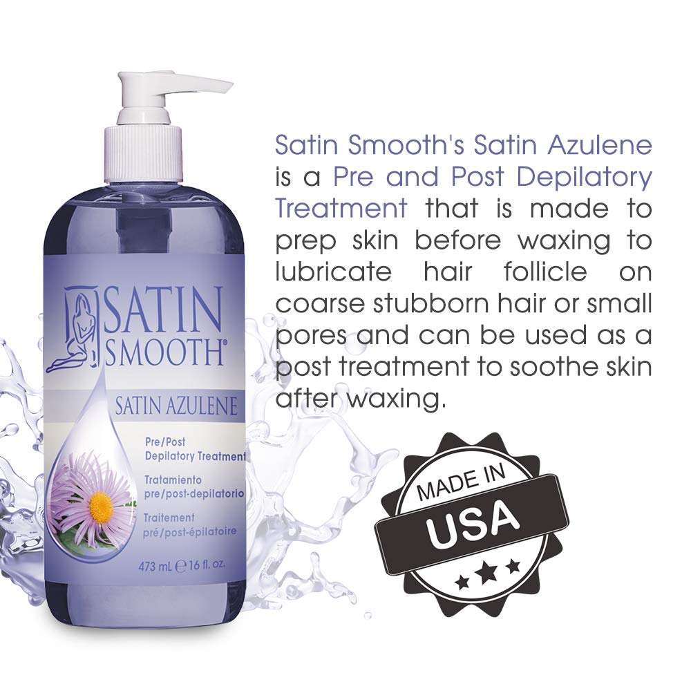 Satin Smooth Azulene Pre/Post Depilatory Treatment, 16 oz Beauty & Personal Care SATIN SMOOTH