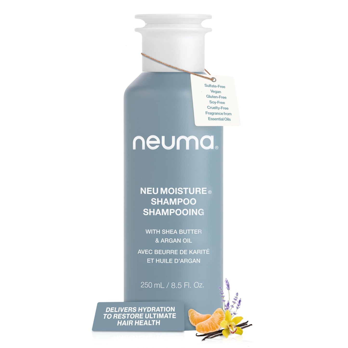 Neuma Neu Moisture Shampoo 8.5 Fl. Oz. Moisture Shampoo, Lavender, Mandarin & Vanilla Scent Beauty & Personal Care NEUMA