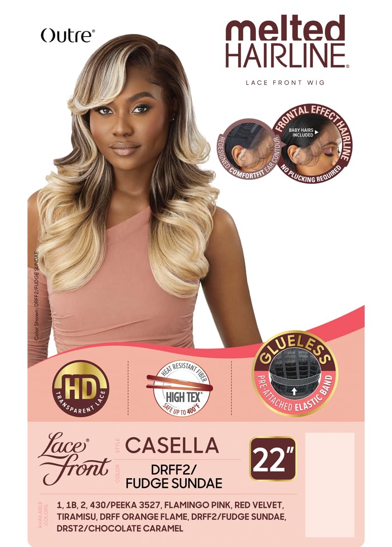 Outre Lace Front Wig - Melted Hairline - Casella (DRFF ORANGE FLAME)