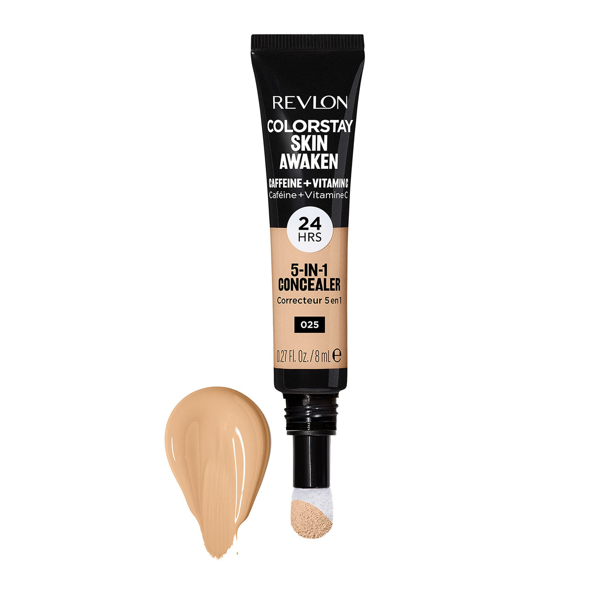 Revlon ColorStay Skin Awaken 5-in-1 Concealer, Lightweight, Creamy Longlasting Face Makeup with Caffeine & Vitamin C, For Imperfections, Dark Circles Beauty & Personal Care REVLON