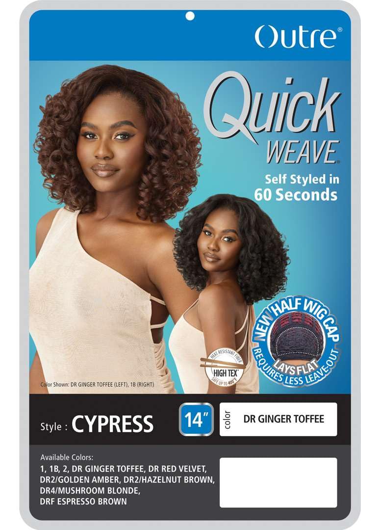 Outre Quick Weave - Cypress (JET BLACK 1)
