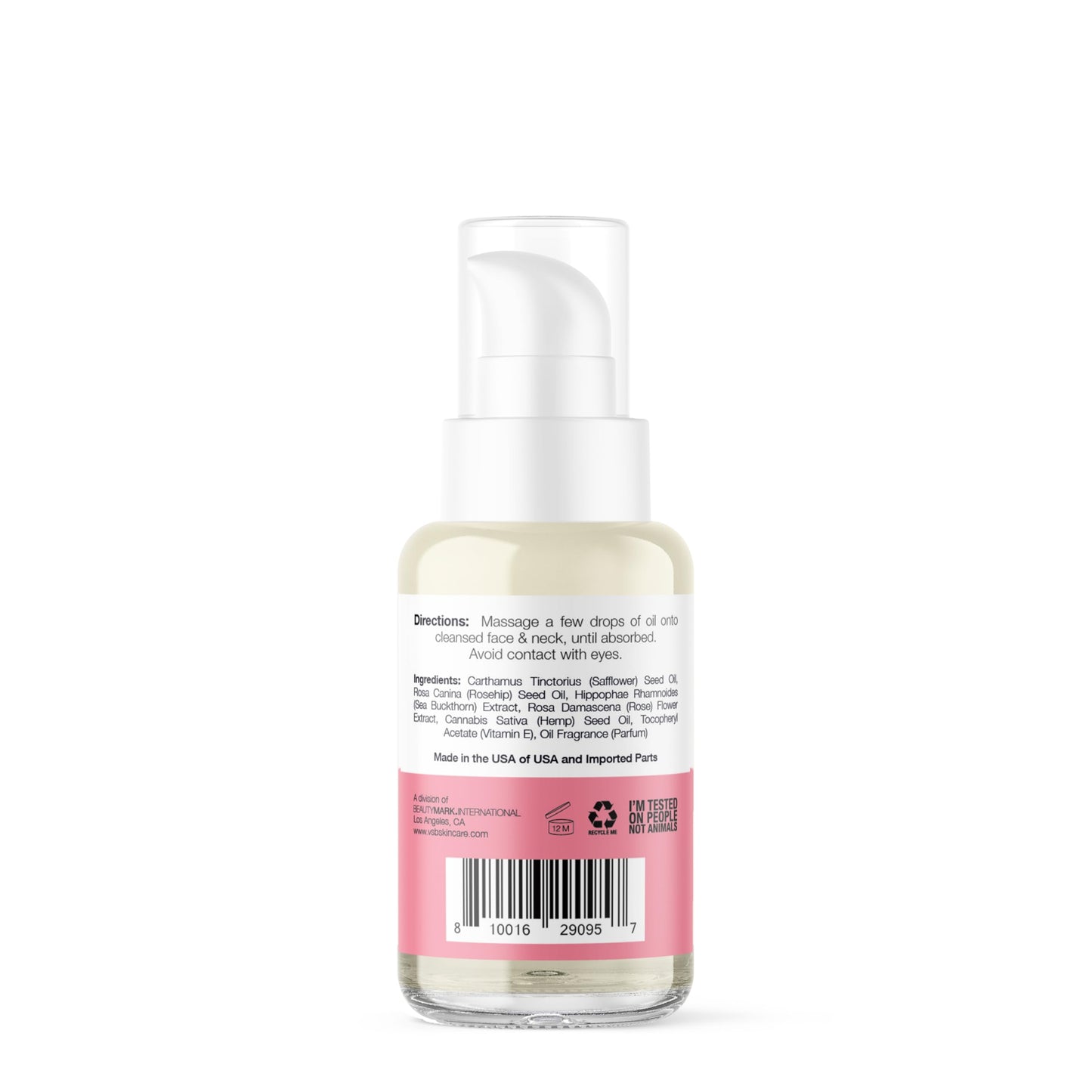VITAMINS AND SEA BEAUTY Moisturizing Facial Oil with Rosehip + Sea Buckthorn, 2 fl oz Beauty & Personal Care VITAMINS AND SEA BEAUTY