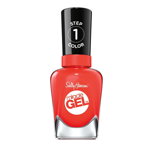 Sally Hansen Miracle Gel Nail Polish, Shade World Wide Red 409 (Packaging May Vary) Beauty & Personal Care Sally Hansen