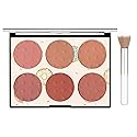 KYDA 6 Colors Blush Palette, Matte and Shimmer Blush Palette, Smooth Blendable Powder, Multiuse Blusher Makeup with Contour Highlighter-Set A Beauty & Personal Care KYDA
