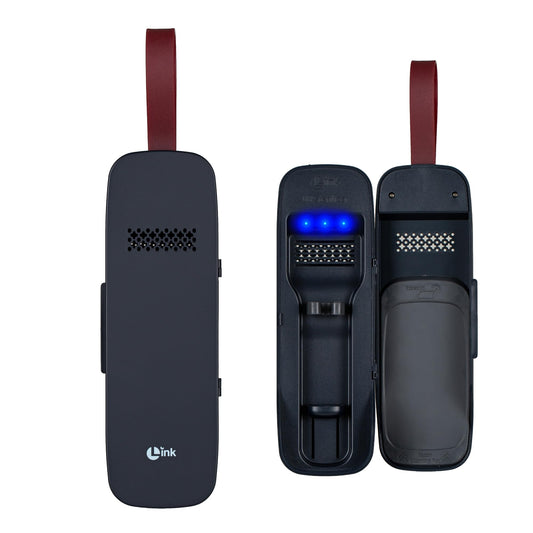 LINK Portable Razor Case UV-C LED Technology & Cleaning Pad L-S101 / Carrying Case Protector / USB Charging Way / Auto Self-Care System Beauty and Personal Care LINK Innovation