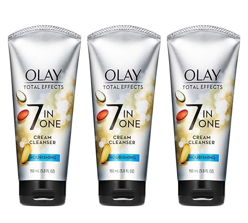 Facial Cleanser by Olay Total Effects Nourishing Cream Facial Cleanser, 5 Fl Oz, Pack of 3 Beauty & Personal Care Olay