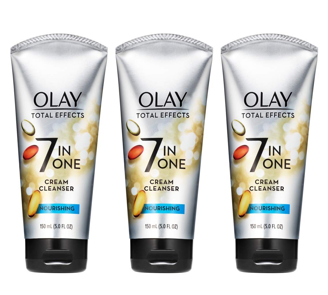 Facial Cleanser by Olay Total Effects Nourishing Cream Facial Cleanser, 5 Fl Oz, Pack of 3 Beauty & Personal Care Olay